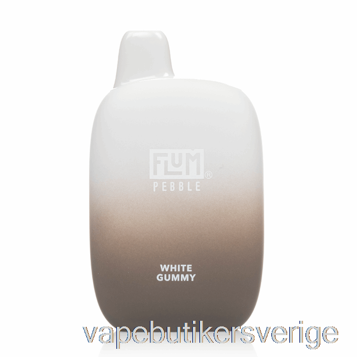 Vape Sverige Flum Pebble 6000 Engångsvit Gummi
